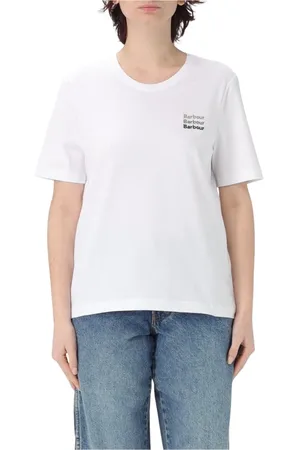 Barbour Mujer, Camisetas, Blanco, Talla: L