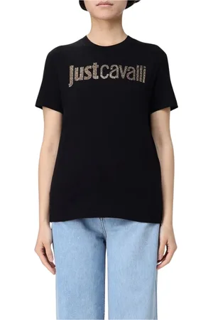 Roberto Cavalli Mujer, Camisetas, Negro, Talla: S