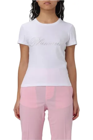 BLUMARINE Mujer, Camisetas, Blanco, Talla: L