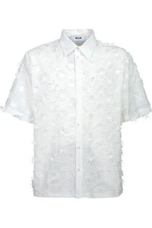 Msgm Hombre, Camisas, Blanco, Talla: L