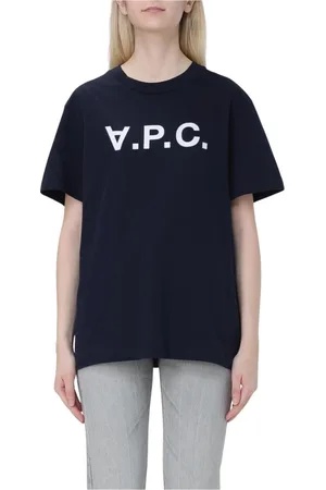 A.P.C. Mujer, Camisetas, Azul, Talla: L