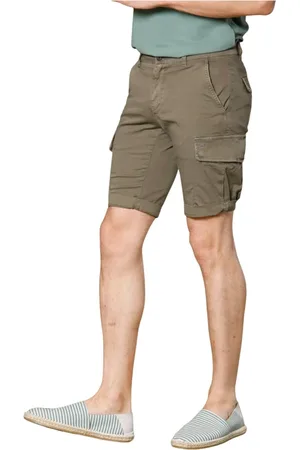 Masons Hombre, Pantalones cortos, Verde, Talla: L