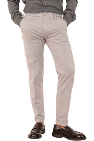 RE-HASH Hombre, Pantalones, Gris, Talla: W32