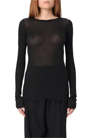 Rick Owens Mujer, Camisetas, Negro, Talla: S