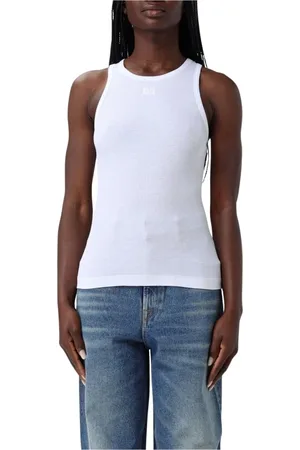Ganni Mujer, Camisetas, Blanco, Talla: XS