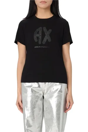 Armani Exchange Mujer, Camisetas, Negro, Talla: XS