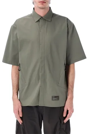 Oakley Hombre, Camisas, Verde, Talla: S