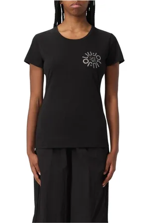 Liu Jo Mujer, Camisetas, Negro, Talla: XS