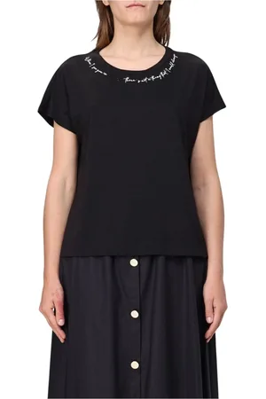 Liu Jo Mujer, Camisetas, Negro, Talla: XS