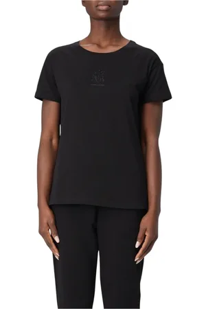 Armani Exchange Mujer, Camisetas, Negro, Talla: L