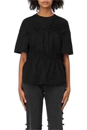 Alexander McQueen Mujer, Camisetas, Negro, Talla: S