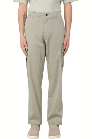 ELEVENTY Hombre, Pantalones, Verde, Talla: W33