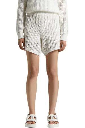 PESERICO SIGN Mujer, Pantalones cortos, Blanco, Talla: XS