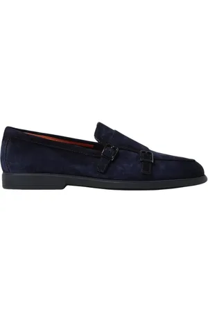 santoni Hombre, Zapatos, Azul, Talla: 43 1/2 EU
