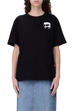 Karl Lagerfeld Mujer, Camisetas, Negro, Talla: S