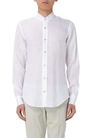 ELEVENTY Hombre, Camisas, Blanco, Talla: L
