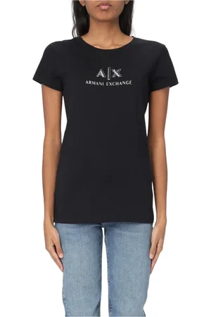 Armani Exchange Mujer, Camisetas, Negro, Talla: XS