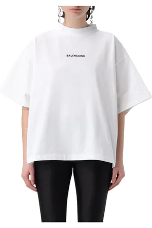 Balenciaga Mujer, Camisetas, Blanco, Talla: L