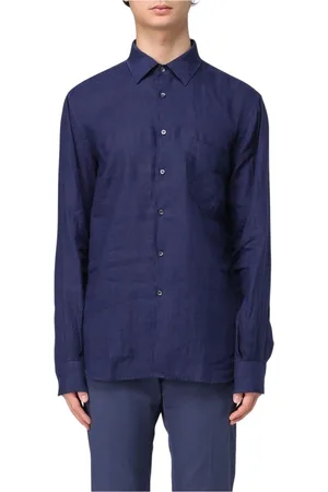 Aspesi Hombre, Camisas, Azul, Talla: 3XL