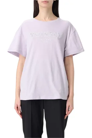 Twin-Set Mujer, Camisetas, Púrpura, Talla: L