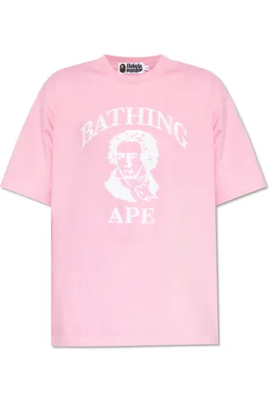A Bathing Ape Hombre, Camisetas, Rosa, Talla: L