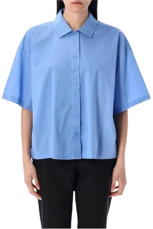 Calvin Klein Mujer, Blusas y Camisas, Azul, Talla: S