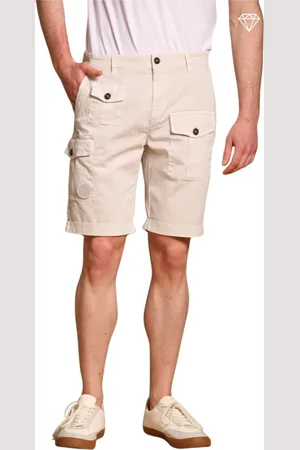 Masons Hombre, Pantalones cortos, Blanco, Talla: 2XL
