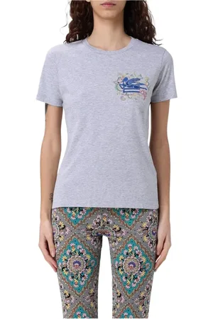 Etro Mujer, Camisetas, Gris, Talla: S