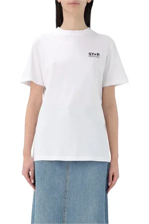 Golden Goose Mujer, Camisetas, Blanco, Talla: L