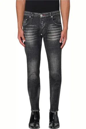 Philipp Plein Hombre, Vaqueros, Negro, Talla: W33