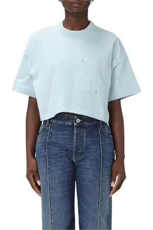 Bottega Veneta Mujer, Camisetas, Azul, Talla: M