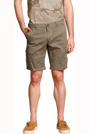 Masons Hombre, Pantalones cortos, Verde, Talla: 3XL