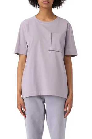 Brunello Cucinelli Mujer, Camisetas, Púrpura, Talla: S