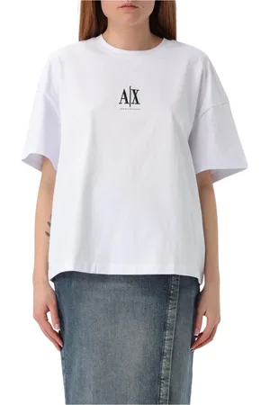 Armani Exchange Mujer, Camisetas, Blanco, Talla: L