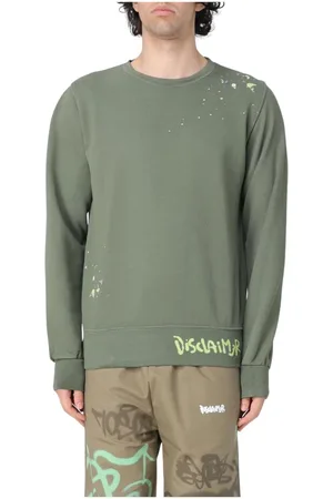 DISCLAIMER Hombre, Sudaderas, Verde, Talla: M