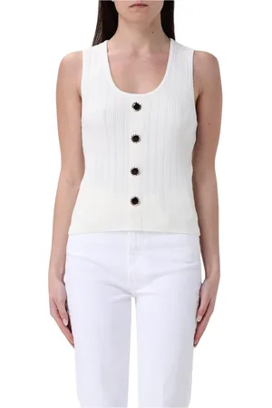 Twin-Set Mujer, Camisetas, Blanco, Talla: M