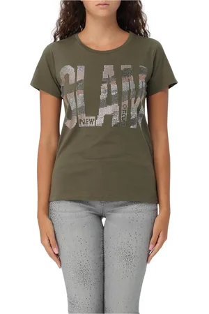 Liu Jo Mujer, Camisetas, Verde, Talla: S