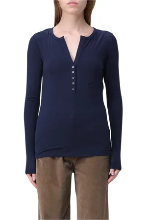 Pinko Mujer, Camisetas, Azul, Talla: S