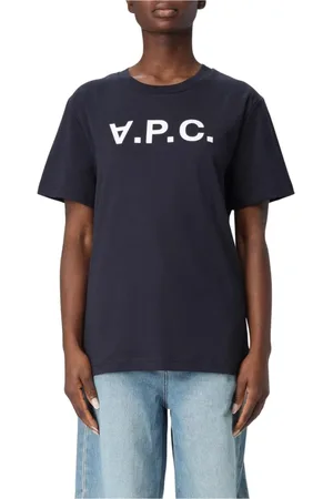 A.P.C. Mujer, Camisetas, Azul, Talla: XS