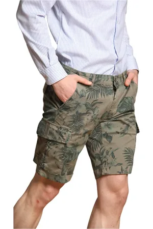 Masons Hombre, Pantalones cortos, Verde, Talla: M