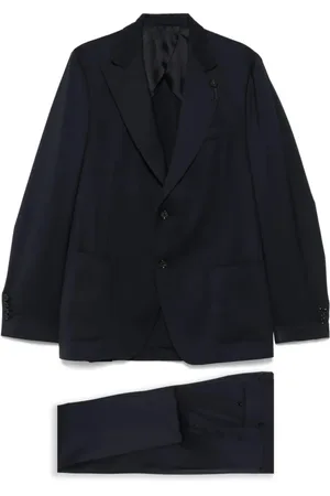 LARDINI Hombre, Trajes, Negro, Talla: 2XL