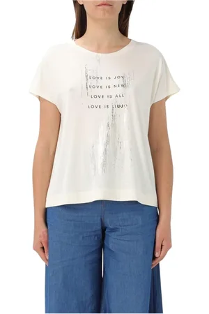 Liu Jo Mujer, Camisetas, Blanco, Talla: L