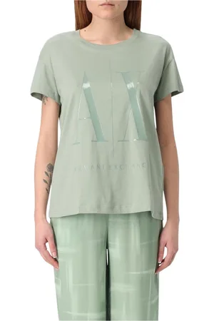 Armani Exchange Mujer, Camisetas, Verde, Talla: S
