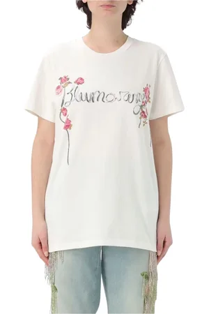 BLUMARINE Mujer, Camisetas, Blanco, Talla: S