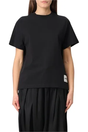 Jil Sander Mujer, Camisetas, Negro, Talla: S