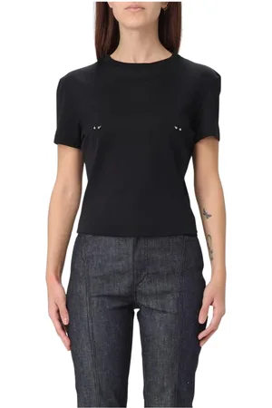 MUGLER Mujer, Camisetas, Negro, Talla: M
