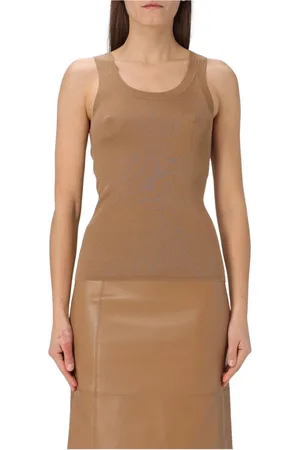 Max Mara Mujer, Camisetas, Marrón, Talla: L