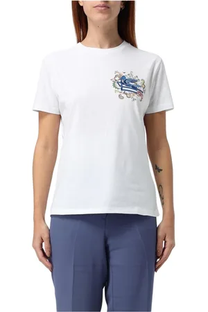 Etro Mujer, Camisetas, Blanco, Talla: M