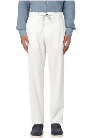 ELEVENTY Hombre, Pantalones, Blanco, Talla: W32