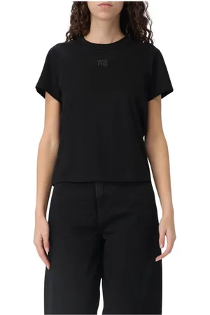 Alexander Wang Mujer, Camisetas, Negro, Talla: S